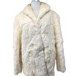 Vintage Rabbit Fur Made in Hong Kong Coat Sz M Size M Photo 0