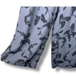 Nordstrom  Rack Black Gray Floral Tailored Pleated Wide Leg Flowy Pants Small Photo 3