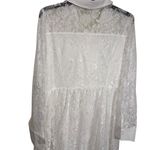 None Elegant Lace White Collared Button Front Unbranded Dress Size XL Photo 5