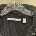 Cyrus Pleated Button Down Collared Shirt Black Women’s Size Large Photo 5