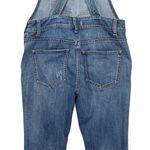 Free People  Women’s Milo Distressed Tapered Leg Denim Overalls size 31 Photo 9