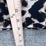 Merona Vtg Y2K Babydoll Leopard Blouse Brown Small Photo 9