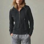 AMERICAN GIANT Womens Black Full Zip Hoodie Cotton Made in USA Size S Photo 2
