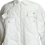 Nike Sportswear Essential Quilted Trench Jacket, White, Medium Photo 14