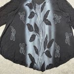 Greater Good Womens Midnight Butterfly Long Sleeve Tunic Top Goth in Black 3X/4X Size undefined Photo 5