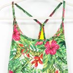 EVCR Womens‎ Tropical Floral Built In Shorts Athletic Active Tank Dress Size S Green Photo 1