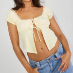 Garage NWT  puff Sleeve Top‎ - Size XL Photo 0