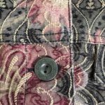 Analogy Women's Multicolor Quilted Paisley Blazer Black Size L Photo 2