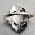 Silver & Black Tribal Style Ring Photo 4