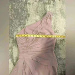 David's Bridal Women’s NTW David Bridal One Shoulder Dress Photo 3