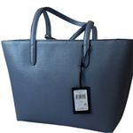 Michael Kors DKNY Blue Bryant Medium Zippered Tote Bag with Structured Design MSRP 178.00 Photo 5