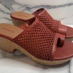 Baretraps Women's Rust Cork Wedge Bethie Sandals Sz 10 Casual Summer Comfort Photo 0