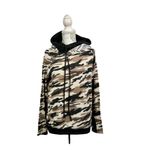 7th Ray  Camo Waffle Knit Long Sleeve Hoodie Top Size M‎ Photo 1