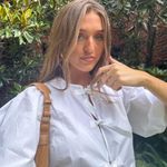 Ganni  White Tie Blouse Photo 1