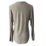 Rachel Zoe  Elephant Embellished‎ Cashmere Blend Crew Neck Sweater Size M Gray Photo 5