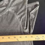 Dantelle  Distressed Peplum Lagenlook Top Gray Size S Ruffled Grunge Flowy BOHO Photo 8