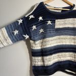 Ralph Lauren Polo  Flag‎ Sweater Knit American Womens XL Blue USA Patriotic Photo 1