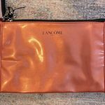 NWOT Lancôme Set of 2 Cosmetic Bags Orange Photo 1