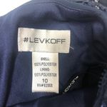 Bill Levkoff Levkoff bridemade Navy lace a line maxi dress Size 10. Photo 2