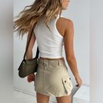 Princess Polly  Lydie Cargo Mini Skirt Beige Photo 2