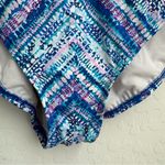 Contours By Coco Reef One Piece Swim Blue Purple 14 38 B/C Photo 1