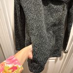 Lands' End Black and White Textured Jacket size XS (2/4) Gray Photo 4