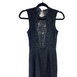 Saylor Free People  Cherie Bodycon Mini Dress Lace XS black Photo 2