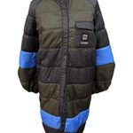 Ganni 66 North Colorblock Puffer Coat, Size Small Photo 0
