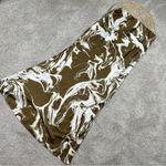Bohme NWT Emory Park Audra Olive Marble Swirl Silky Crop Top M & Maxi Skirt Size S Photo 10