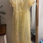 Anthropologie  Sheet Organza Floral Maxi Dress Photo 1