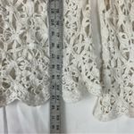 Moda International size large loose open knit crochet bell sleeve shirt mermaid Photo 8