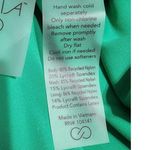 CALIA High Waisted Ruched Side Tie Swim Bikini Bottoms Green Glow XXL NEW Photo 4