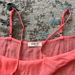 Before You Collection Coral Fringe Tank Top Pink Size M Photo 2
