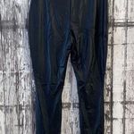 Wild Fable faux leather zip up front black leggings Photo 3