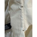 Ralph Lauren Black Label Womens Cream Ivory Ruffle Blazer Jacket Wool Silk 4 Photo 11