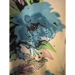 Quacker Factory  Floral Printed Jacket Size 1X Purple/Blue with rhinestones Photo 3