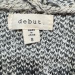 Debut Tan Gray Burgundy Aztec Geo Print Open Front Long Cardigan by Size Small Photo 7