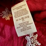 Free People FP Red Floral Stargazer Midi Women's Dress V Neck Rayon Sz XS Ex Con Photo 8