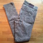 Level 99 Ultra Skinny Janice Jeans in brown floral sz 26 Tan Photo 0