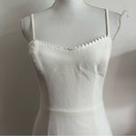 Dress the Population  • Solid White Ivory Scalloped Trim Adrian Dress Photo 2