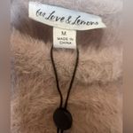 For Love & Lemons For Love and Lemon’s fuzzy soft cinched crop sweater nwt Photo 2