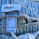 Forever 21  women's elastic waist shorts, medium denim floral print, nwt Photo 2