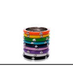 Boutique Pave Diamond Black & White Stackable Ring | 925 Sterling Silver‎ Enamel Photo 2