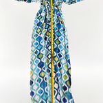 Trina Turk Ogee Maxi Dress Swim Cover Kasbah Caftan XS Lightweight Resort Photo 11