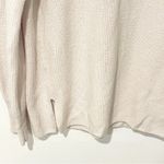 Lululemon  Size 8 Cream Merino Wool-Blend Ribbed Crewneck Sweater Photo 2