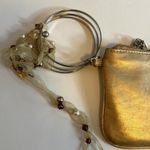NY&CO GOLD WRISTLET WITH 3 RINGS AS WRISTLET HAS RIBBON DEATTACHABLE ADORNMENT Photo 5