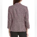 Anne Klein  Tweed Blazer Jacket – Black Pink Ivory size large NEW Photo 1