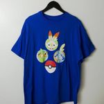 Urban Outfitters Pokemon T Shirt Blue XL Extra Large Character Graphic Tee Short Sleeve Cotton Photo 7