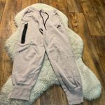 Nike Jogger Size XS Womens Fleece CW4292 Tan Cotton Blend Athleisure Cozy Photo 0