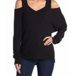 Go Couture Black Off Shoulder Sweater SMALL Tunic Dolman Nordstrom $148 NEW Photo 0